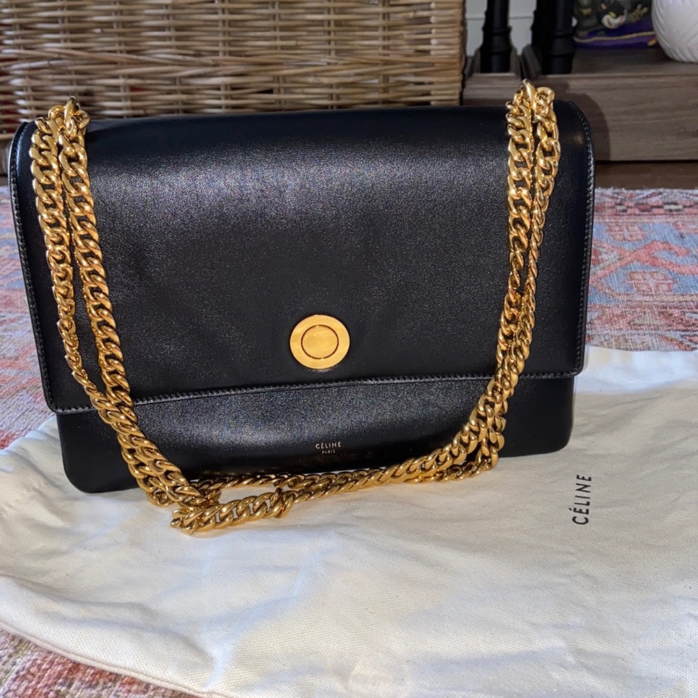 Phoebe Philo Celine Handbag - Calfskin Coin Flap Bag